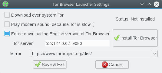 TorBrowser Lauchner