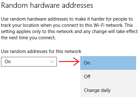 Windows 10 MAC Adressen randomisieren