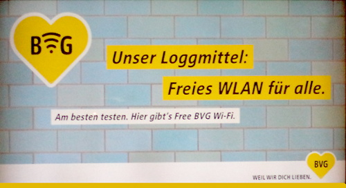 BVG Werbung